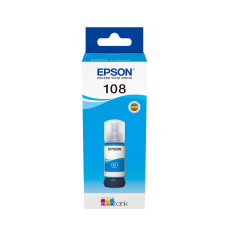 108 EcoTank Cyan ink bottle